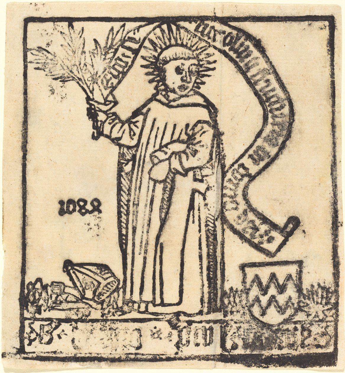 Svatý Bruno od German 15th Century