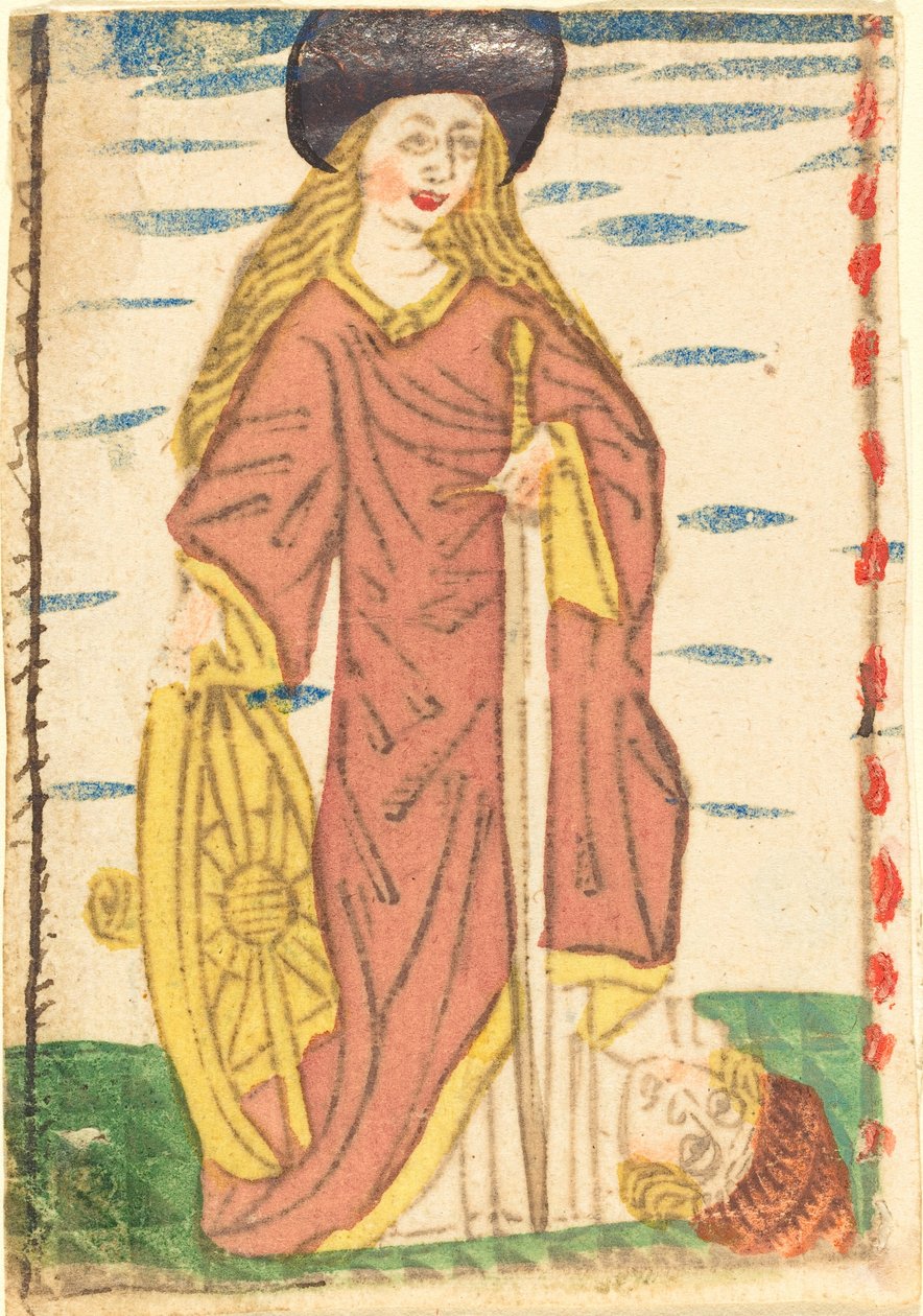 Svatá Kateřina Alexandrijská od German 15th Century