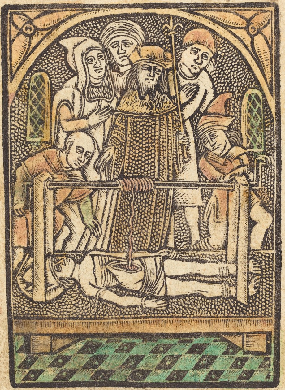 Svatý Erasmus od German 15th Century