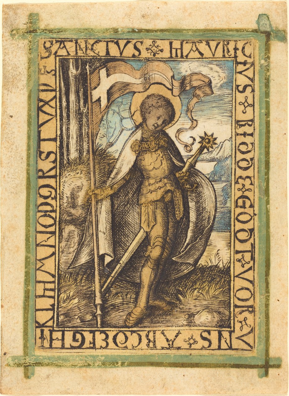 Svatý Maurice od German 15th Century