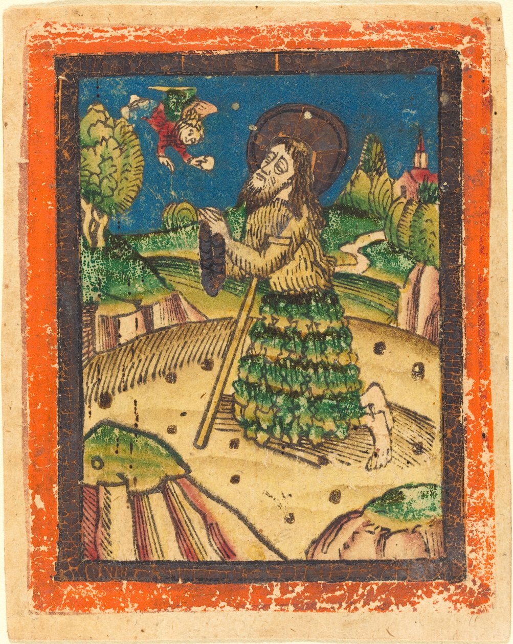 Svatý Onuphrius od German 15th Century