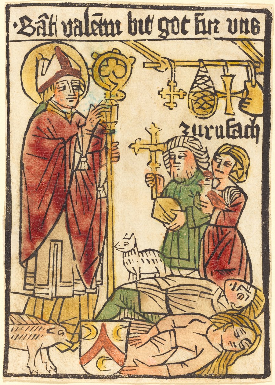Svatý Valentýn od German 15th Century