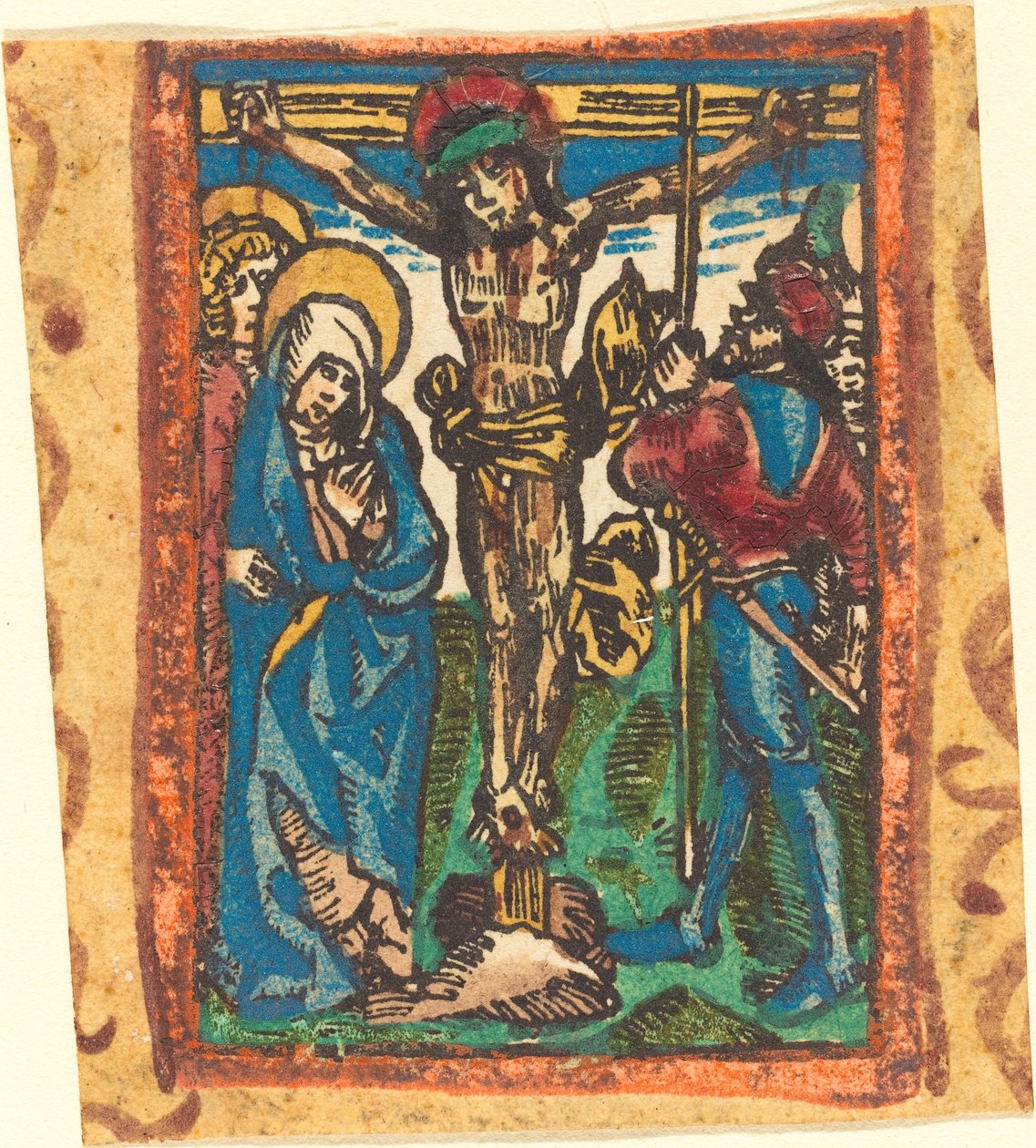 Ukřižování od German 15th Century
