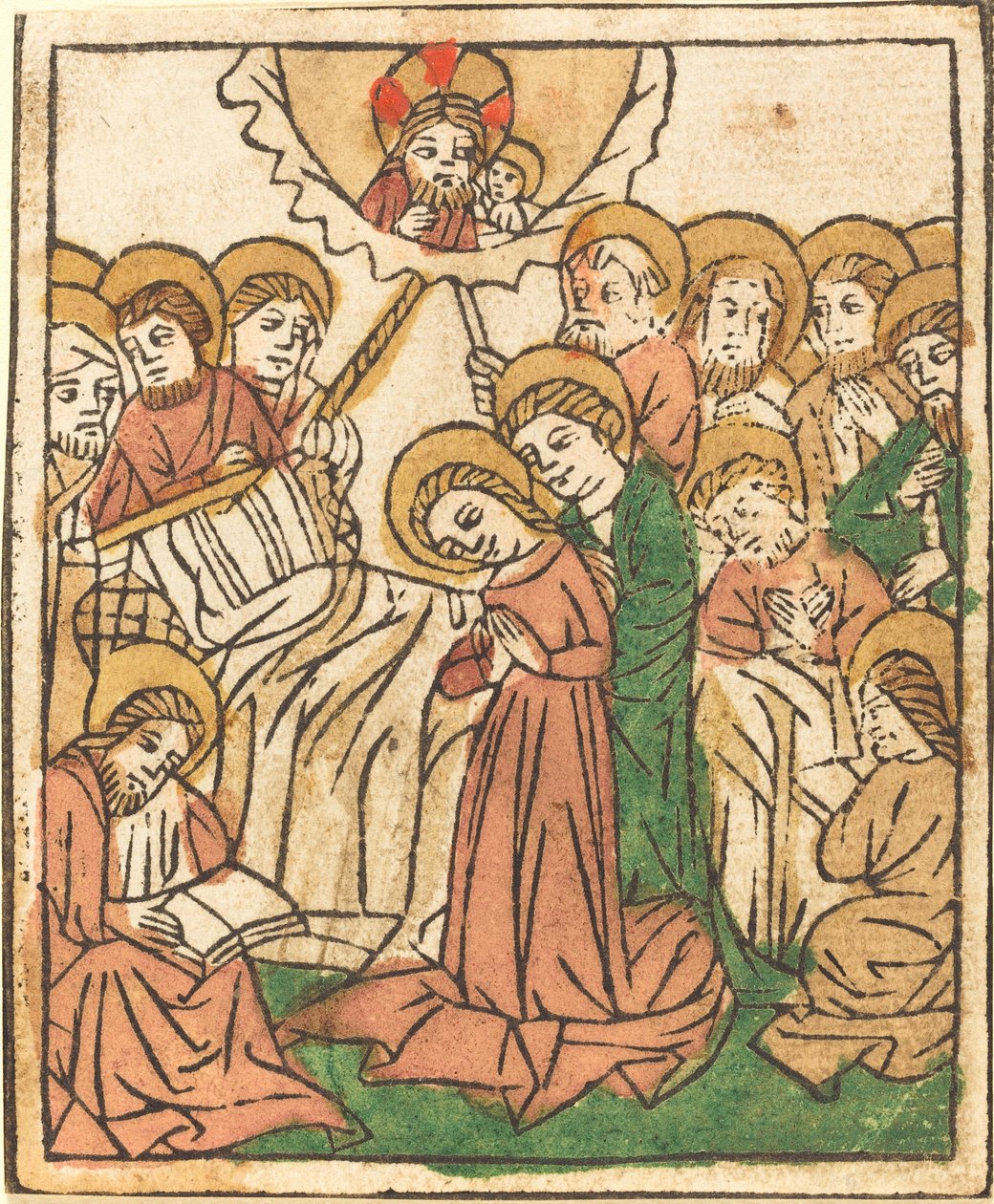 Smrt Panny od German 15th Century