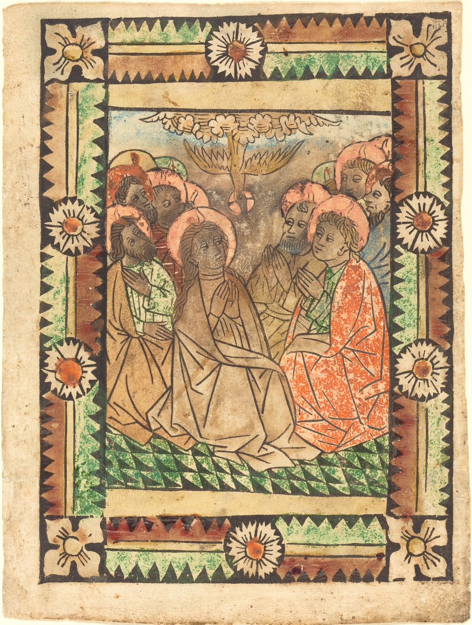 Sestoupení Ducha Svatého od German 15th Century