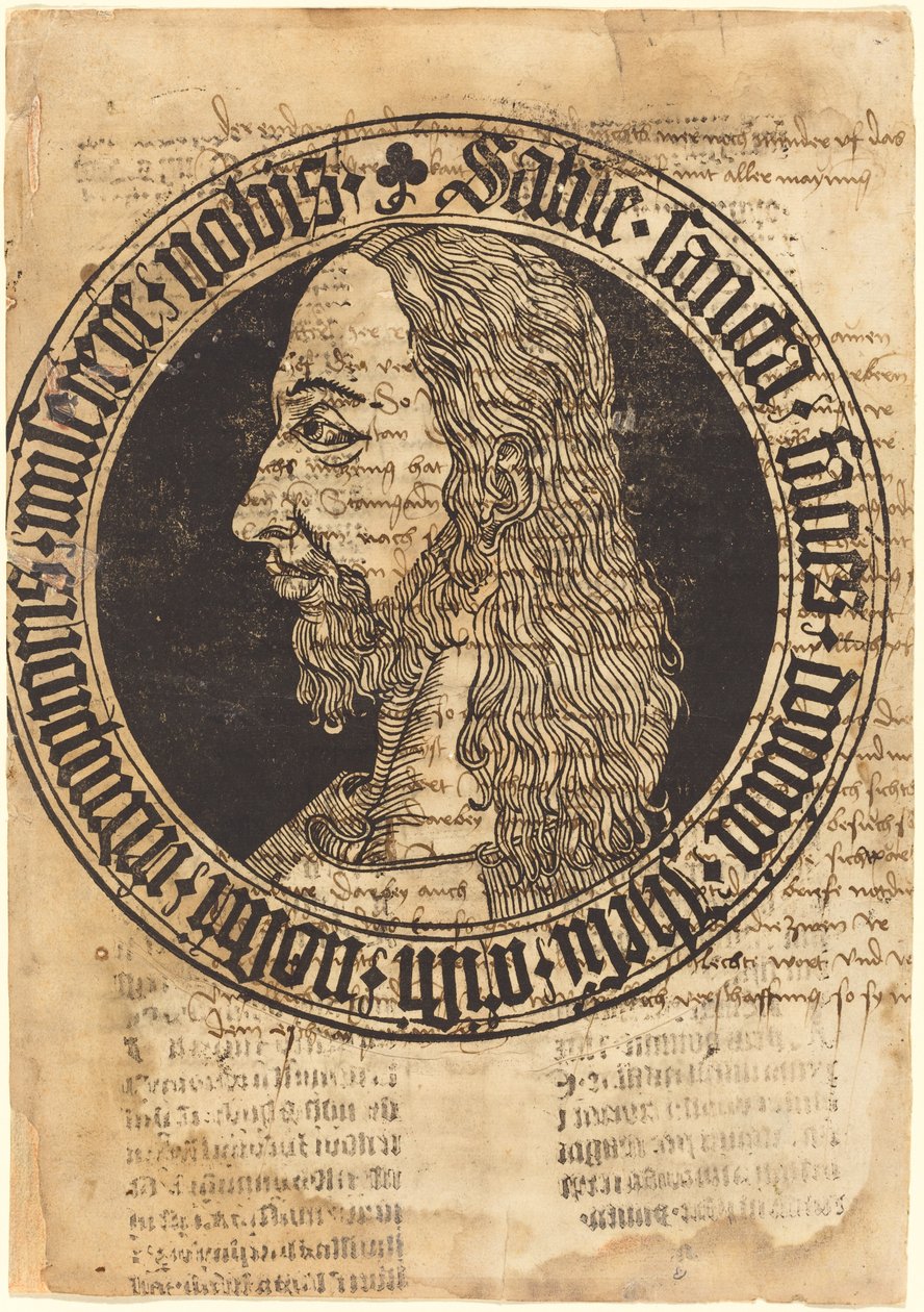 Hlava Kristova od German 15th Century
