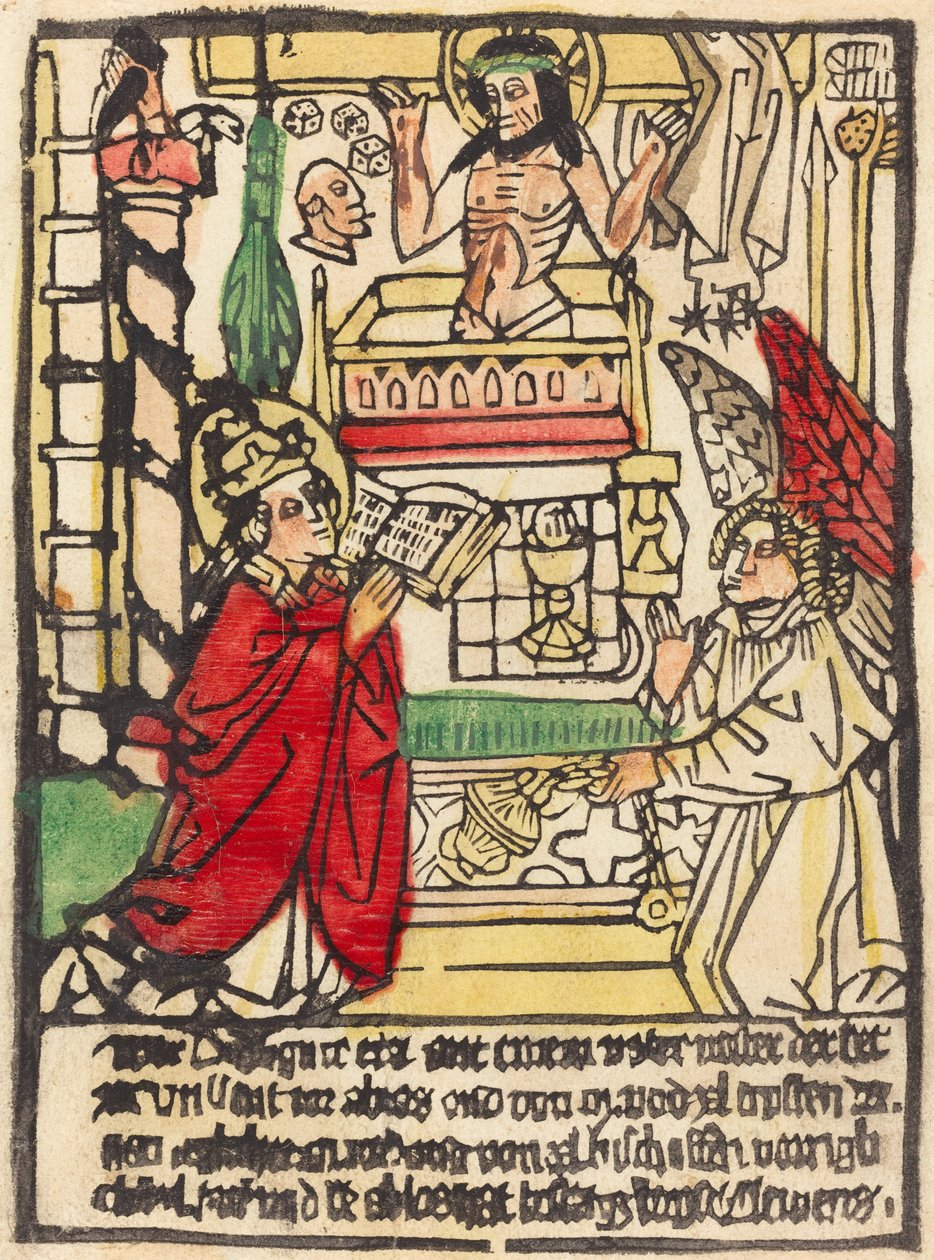 Mše svatého Řehoře od German 15th Century