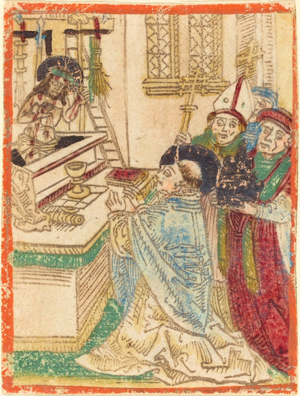 Mše svatého Řehoře od German 15th Century