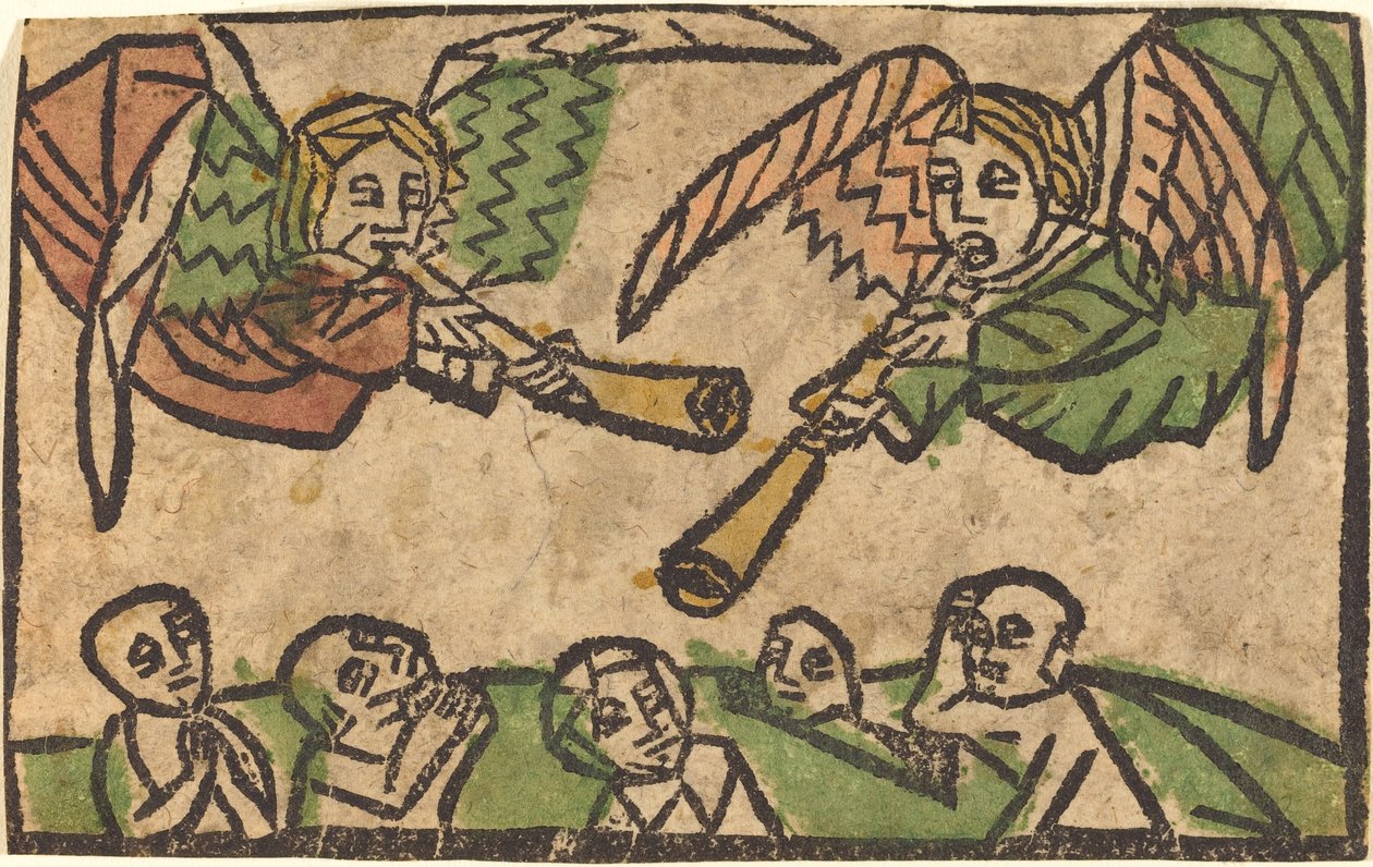 Vzkříšení mrtvých od German 15th Century