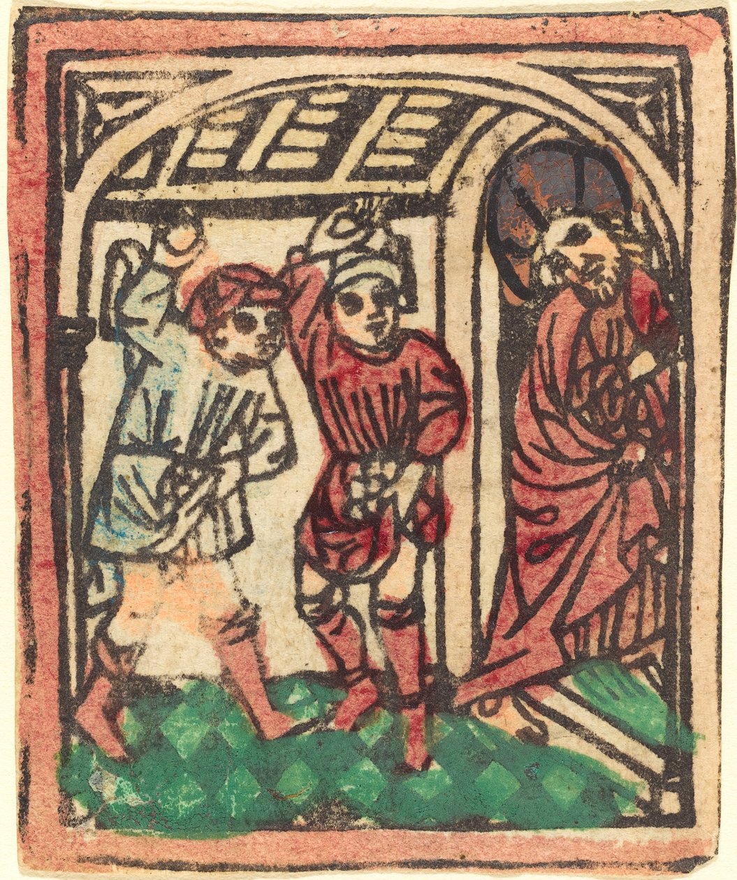 Kamenování Krista od German 15th Century