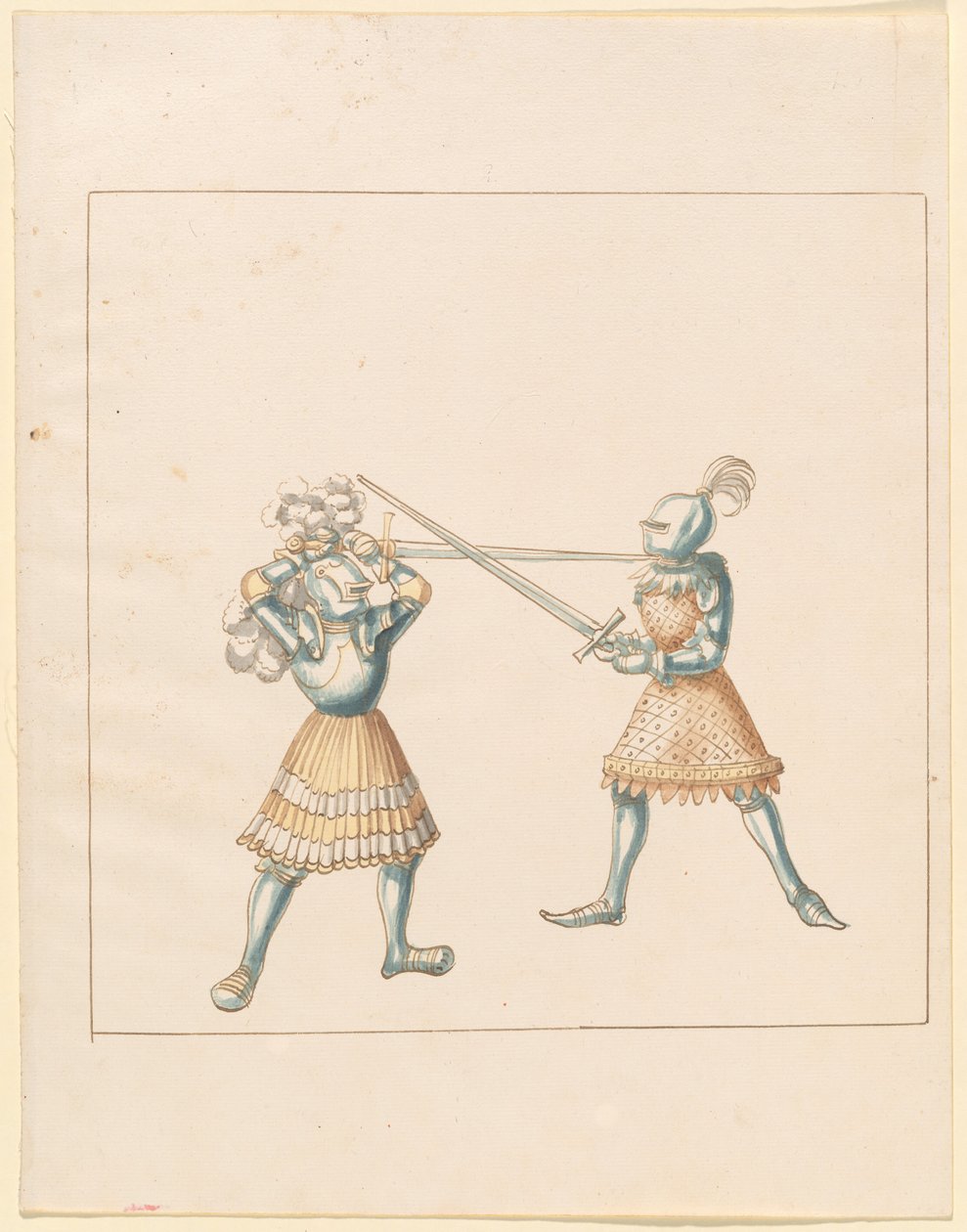Freydal, Kniha klání a turnaj císaře Maxmiliána I.: Pěší boje (soutěže) (III. díl): Deska 162 od German 16th Century