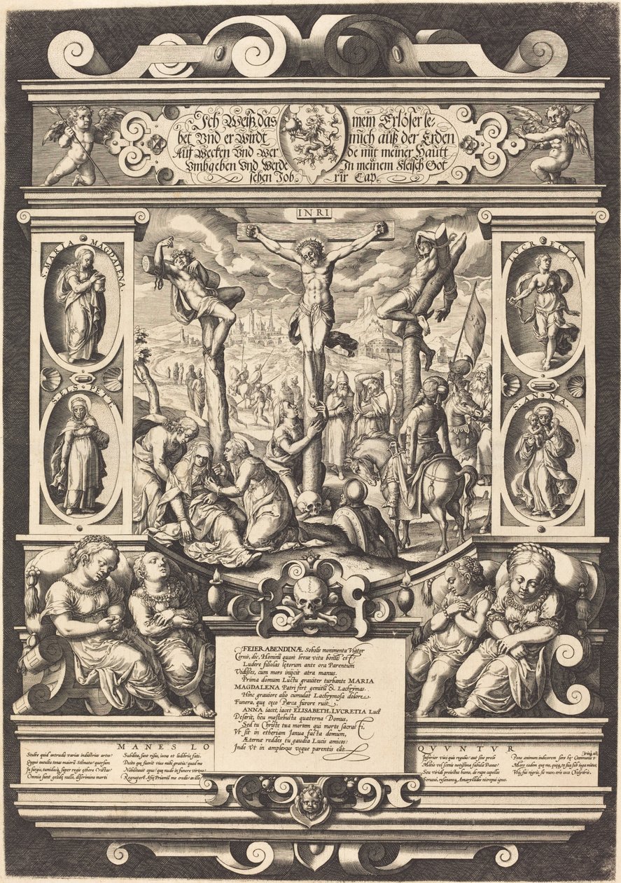 Pohřební pomník dcer Feuerabendových od German 16th Century