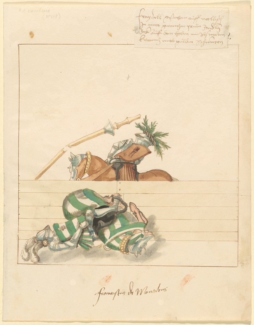 Italská soutěž míru od German 16th Century