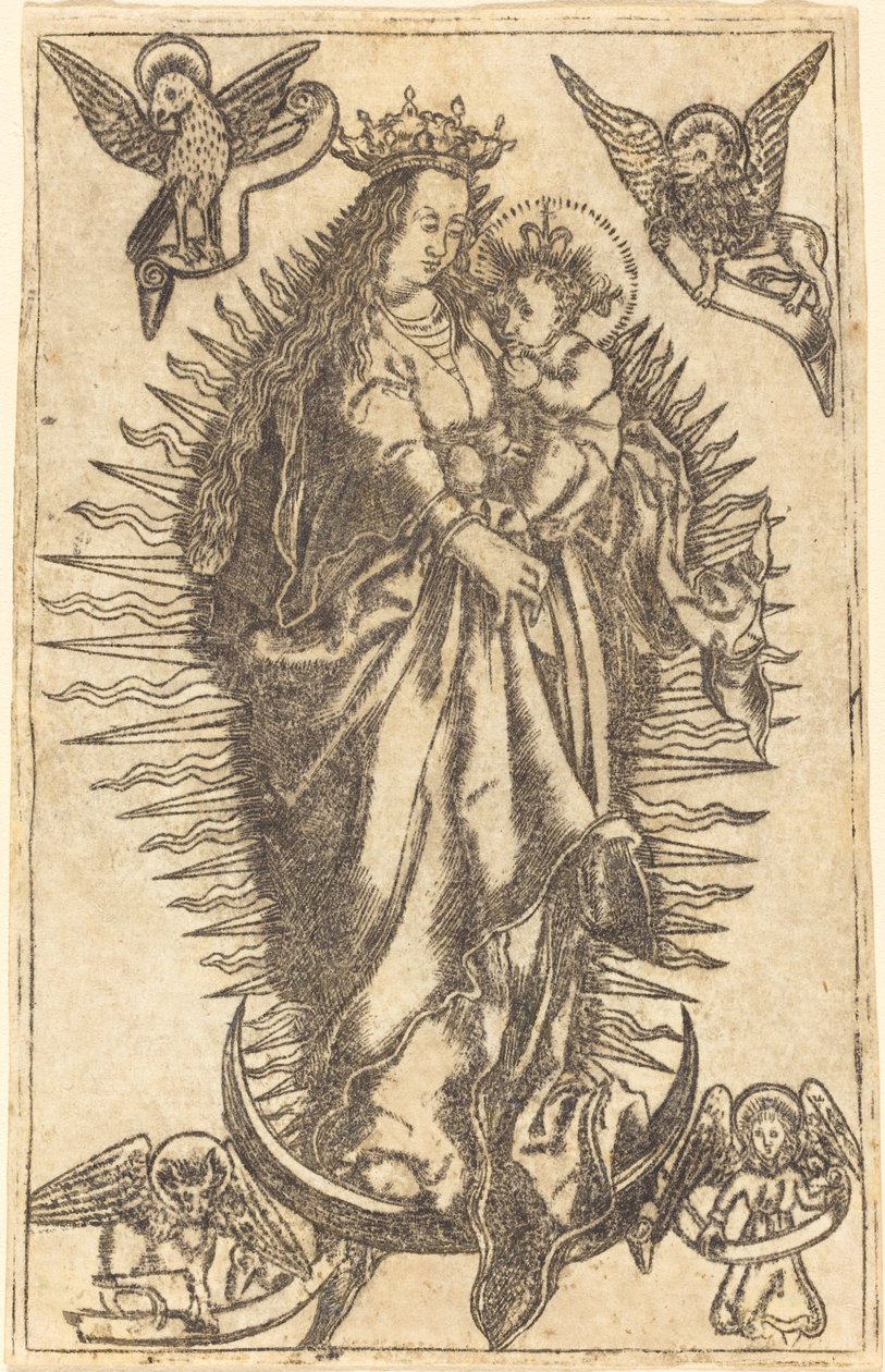 Madonna a dítě od German 16th Century