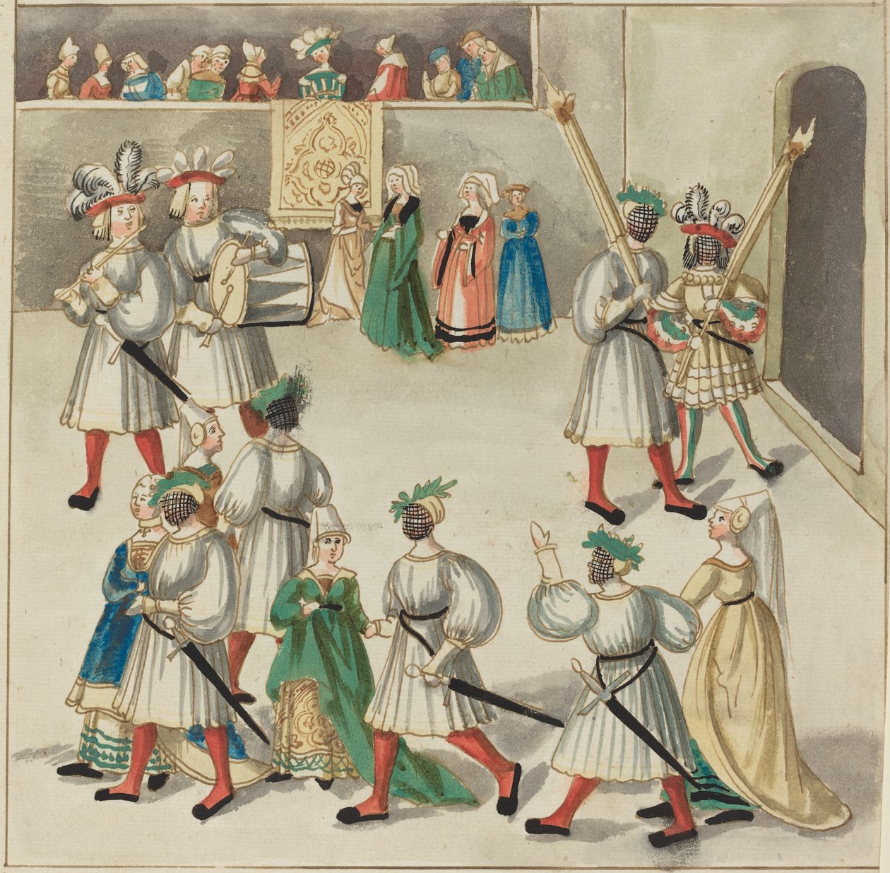 Maškaráda od German 16th Century