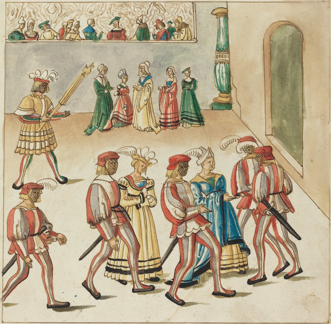 Maškaráda od German 16th Century
