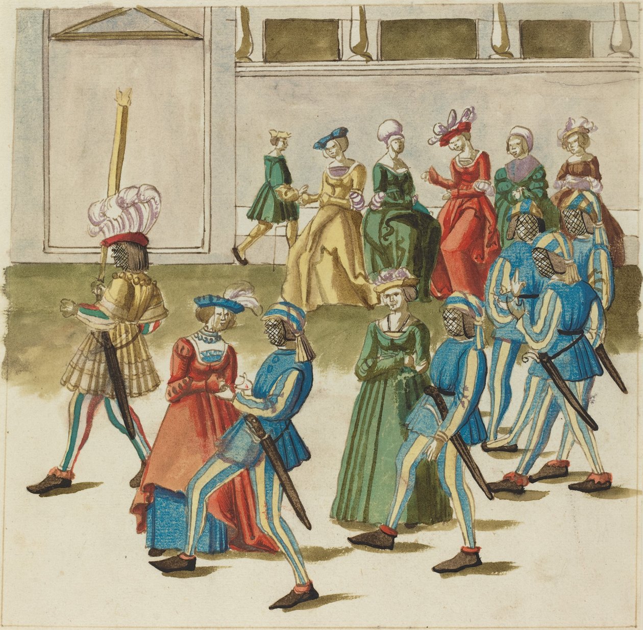 Maškaráda od German 16th Century