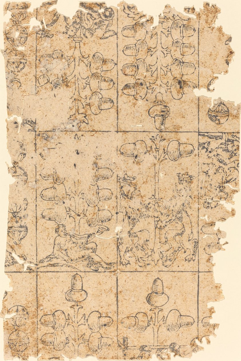 Hrací karta od German 16th Century