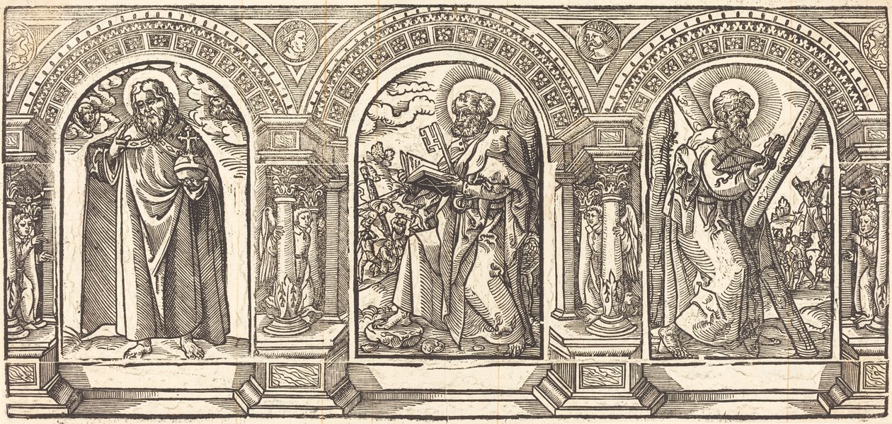 Kristus a jeho učedníci II od German 16th Century after Martin Schongauer