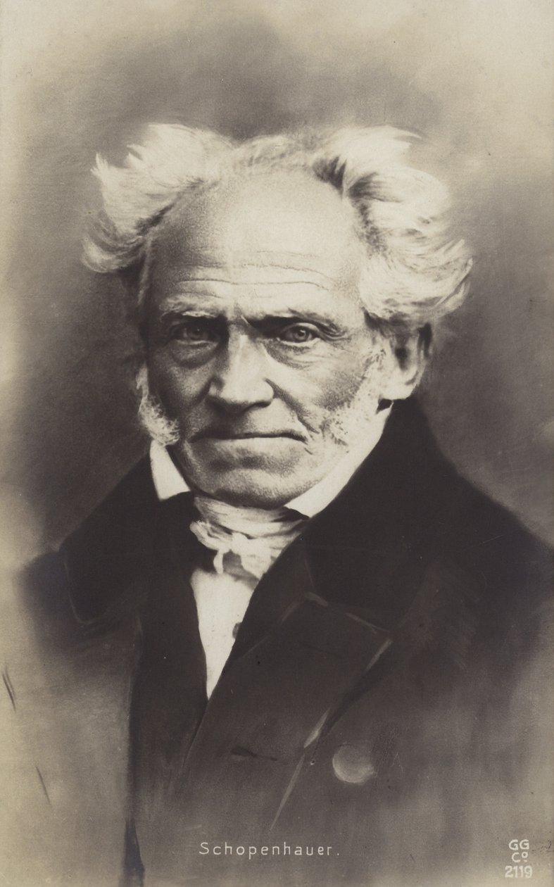 Arthur Schopenhauer (1788-1860), německý filozof (čb fotografie) od German Photographer