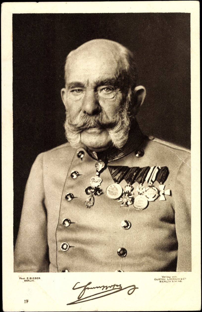 Rakouský císař František Josef I., Liersch 17 od German Photographer