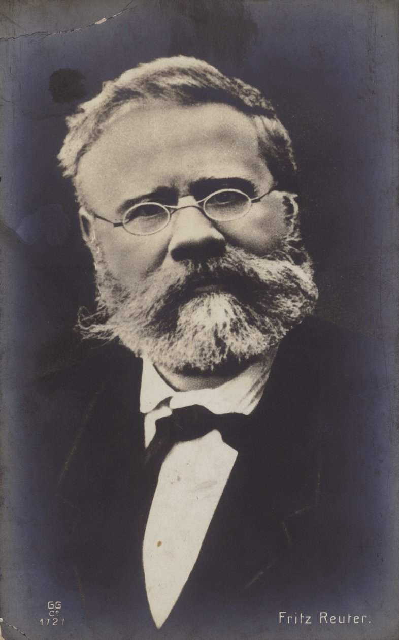 Fritz Reuter (1810-1874), německý spisovatel (čb fotografie) od German Photographer