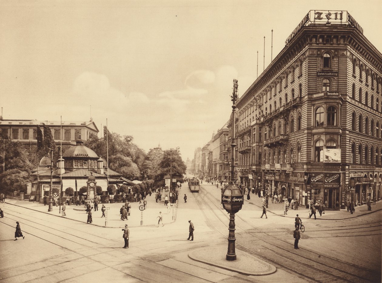 Georgstrasse, Hannover (čb fotografie) od German Photographer