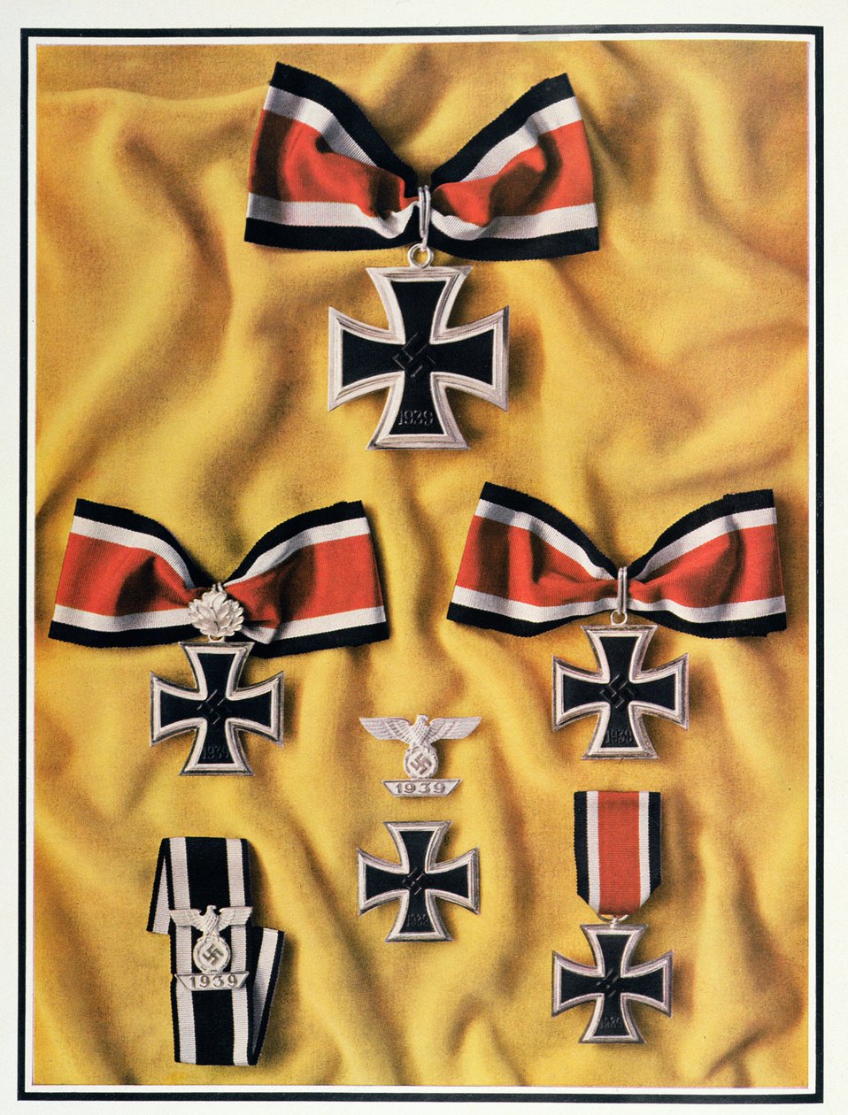 Medaile Železného kříže 1939, z časopisu Signal, číslo 15, první vydání z listopadu 1940 (litografie) od German Photographer