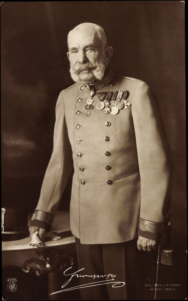 Císař František Josef I., Rakousko, NPG 4765 od German Photographer