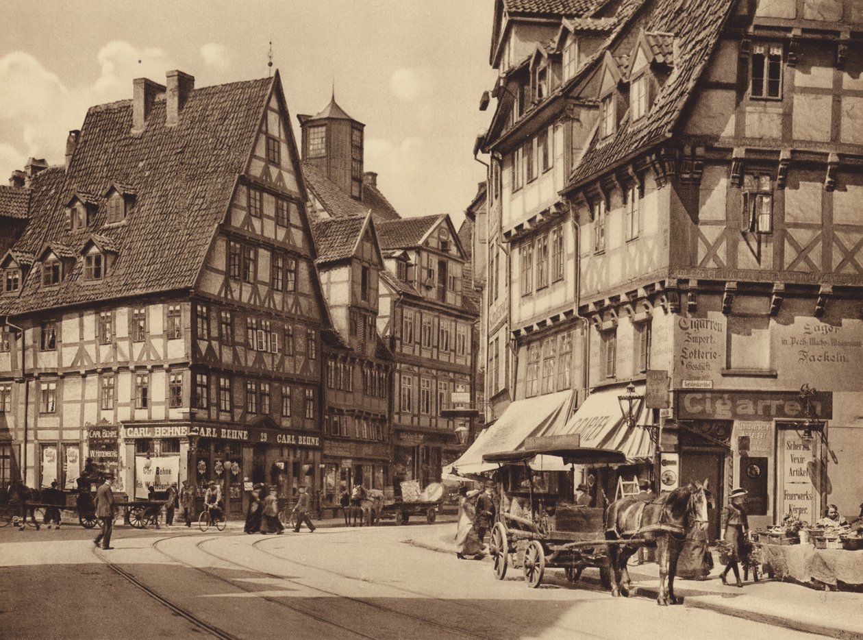 Marktstrasse, Hannover (čb fotografie) od German Photographer