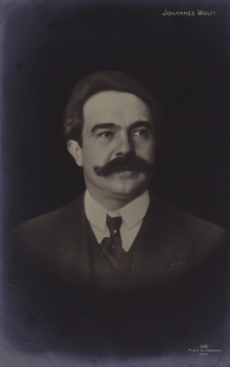 Portrét Johannese Wolffa (čb fotografie) od German Photographer