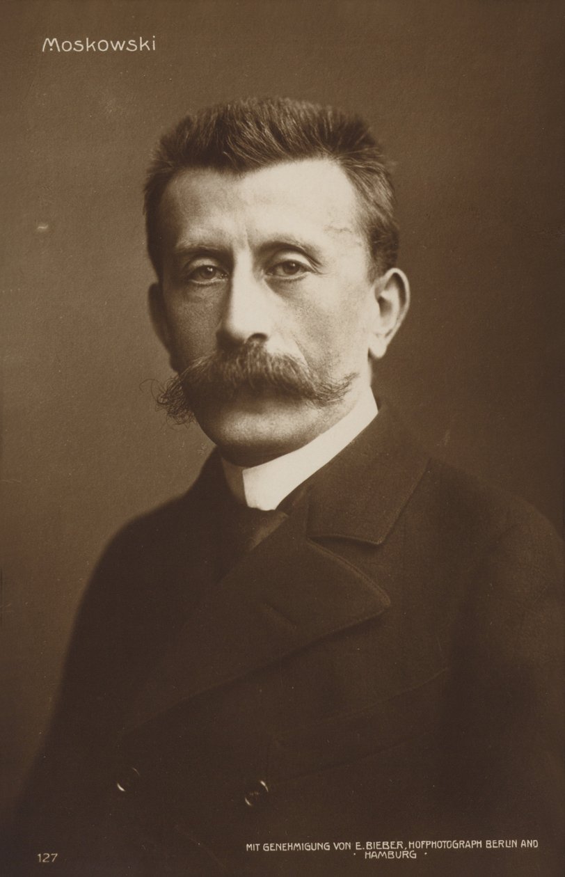 Portrét Moritze Moszkowského (čb fotografie) od German Photographer