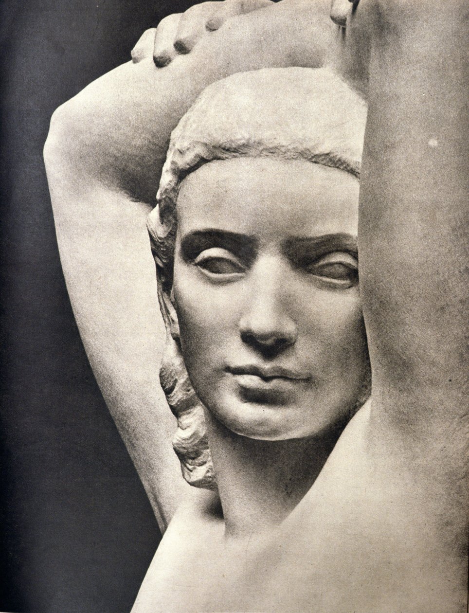 Německá fyziognomie z Velké výstavy německého umění v roce 1941, Haus der Deutschen Kunst, z časopisu Signal od German Photographer