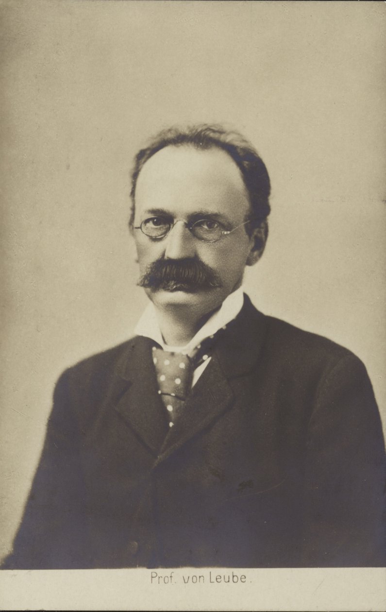 Wilhelm Olivier Leube (čb fotografie) od German Photographer