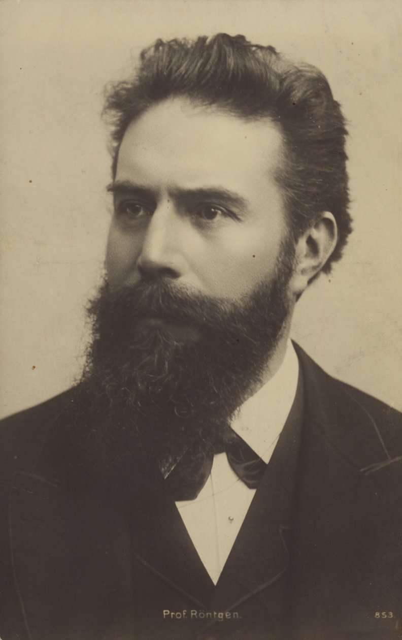 Wilhelm Roentgen (1845-1923), německý fyzik (čb fotografie) od German Photographer