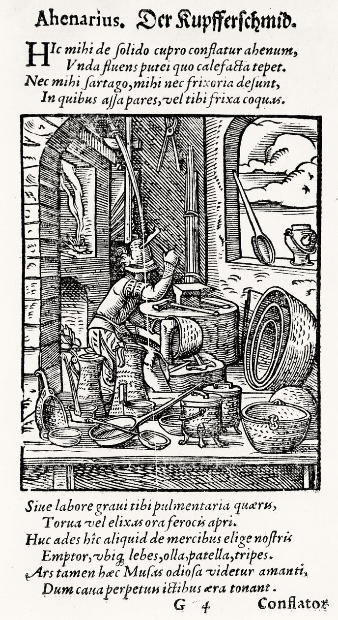 A Copper-Smith, vydal Hartman Schopper od German School