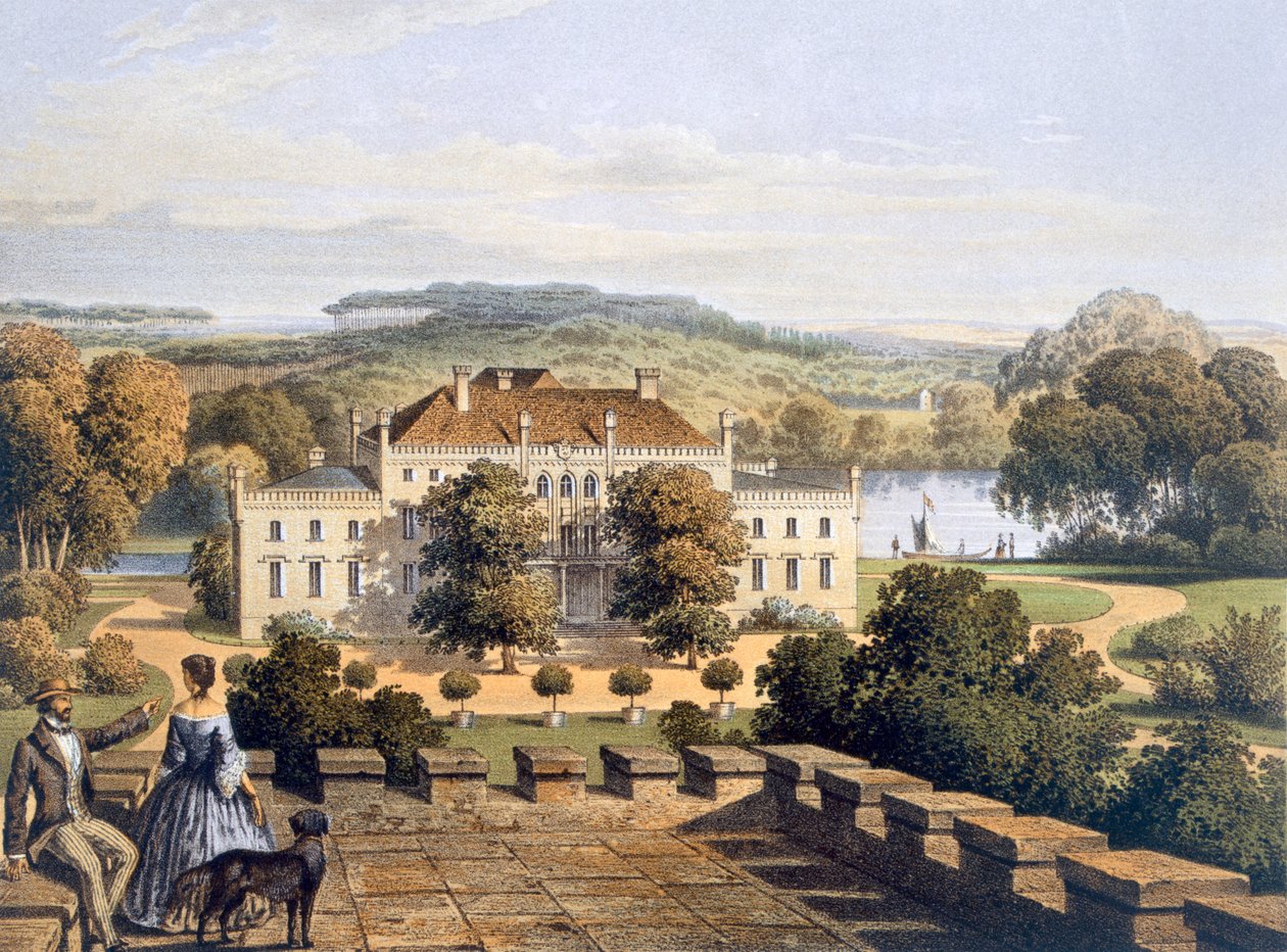 Pruské královské sídlo, c.1852-63 od German School
