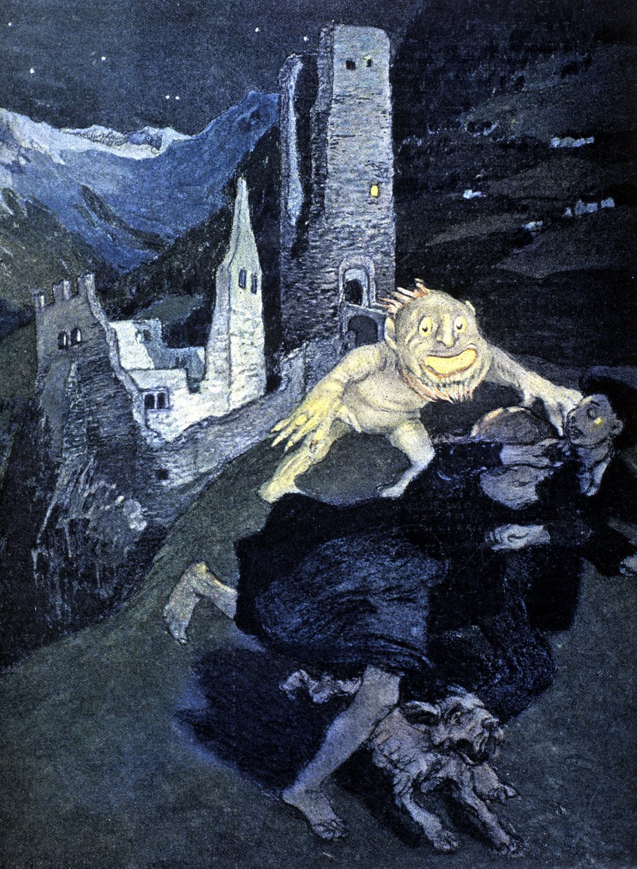Trollí noc plná zábavy, strašení kolemjdoucích (barevné lito) od German School