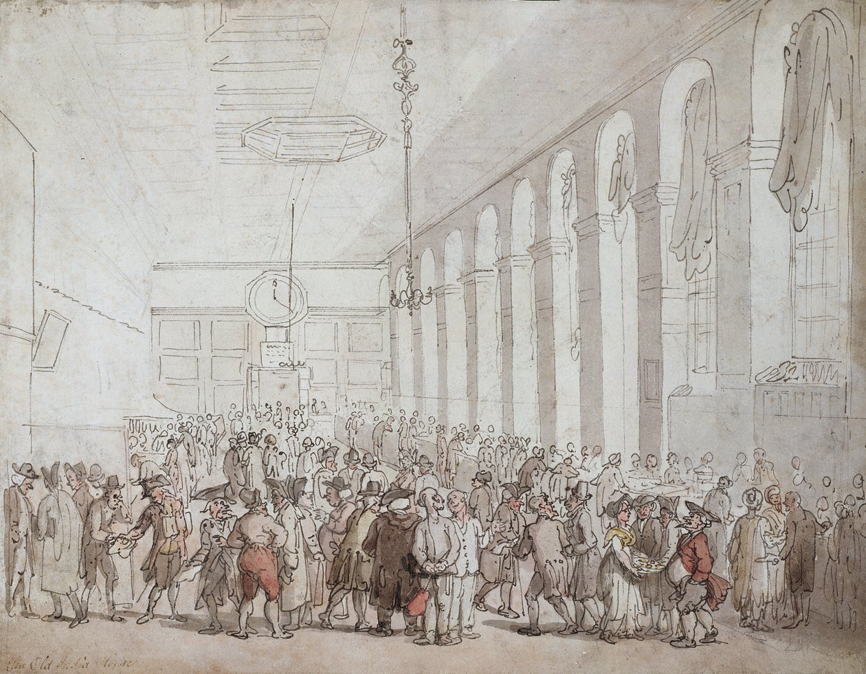 Kulatý tanec na hlavním náměstí, ze Starého Norimberku, Zvyky a praxe ve hrách a písních, vydaný v roce 1831 od German School