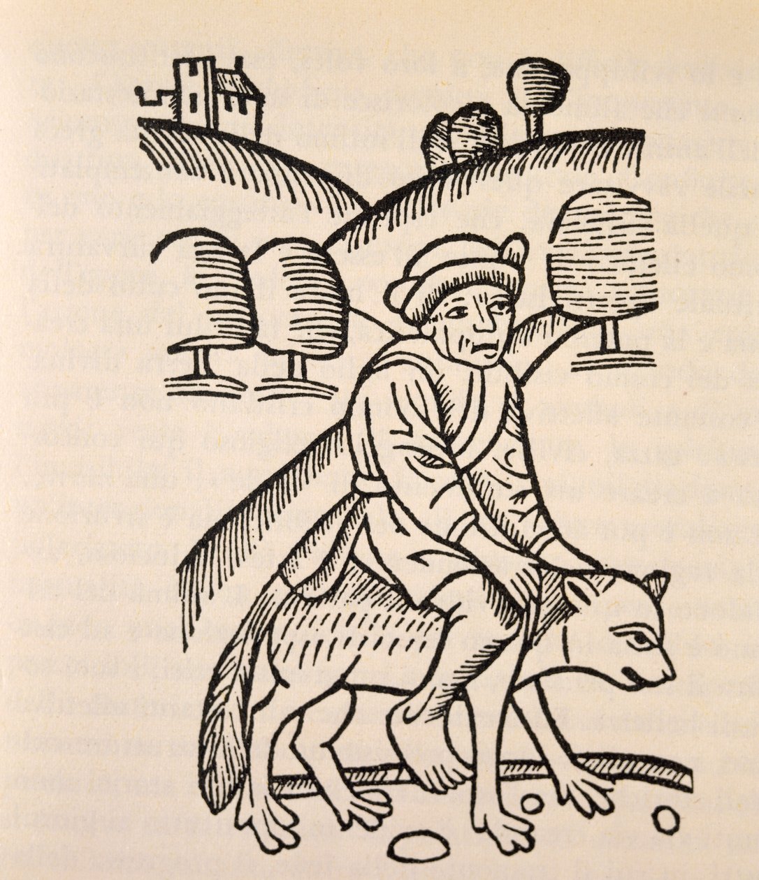 Čaroděj na kozím hřbetě, ilustrace z 