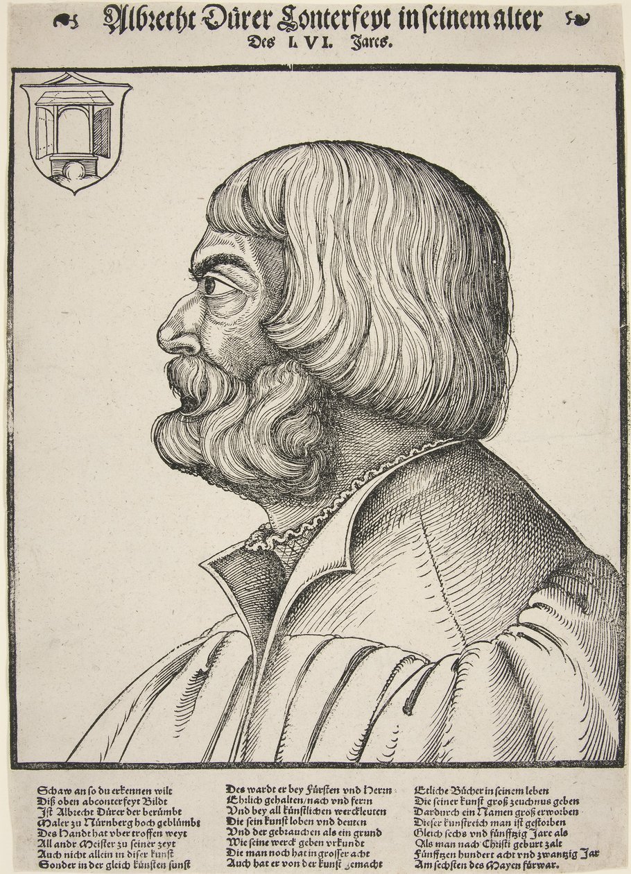 Albrecht Durer, 56 let (dřevořez) od German School