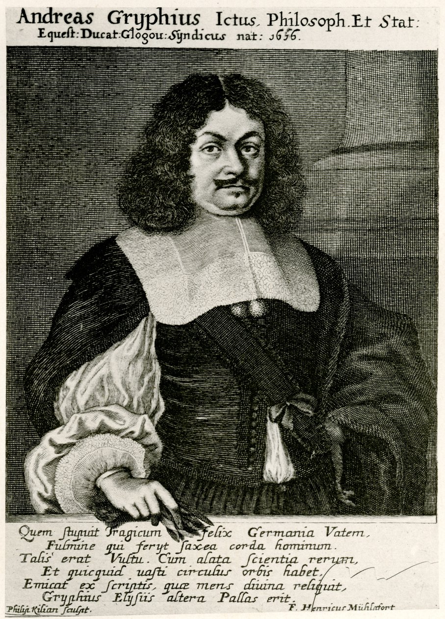 Andreas Gryphius od German School