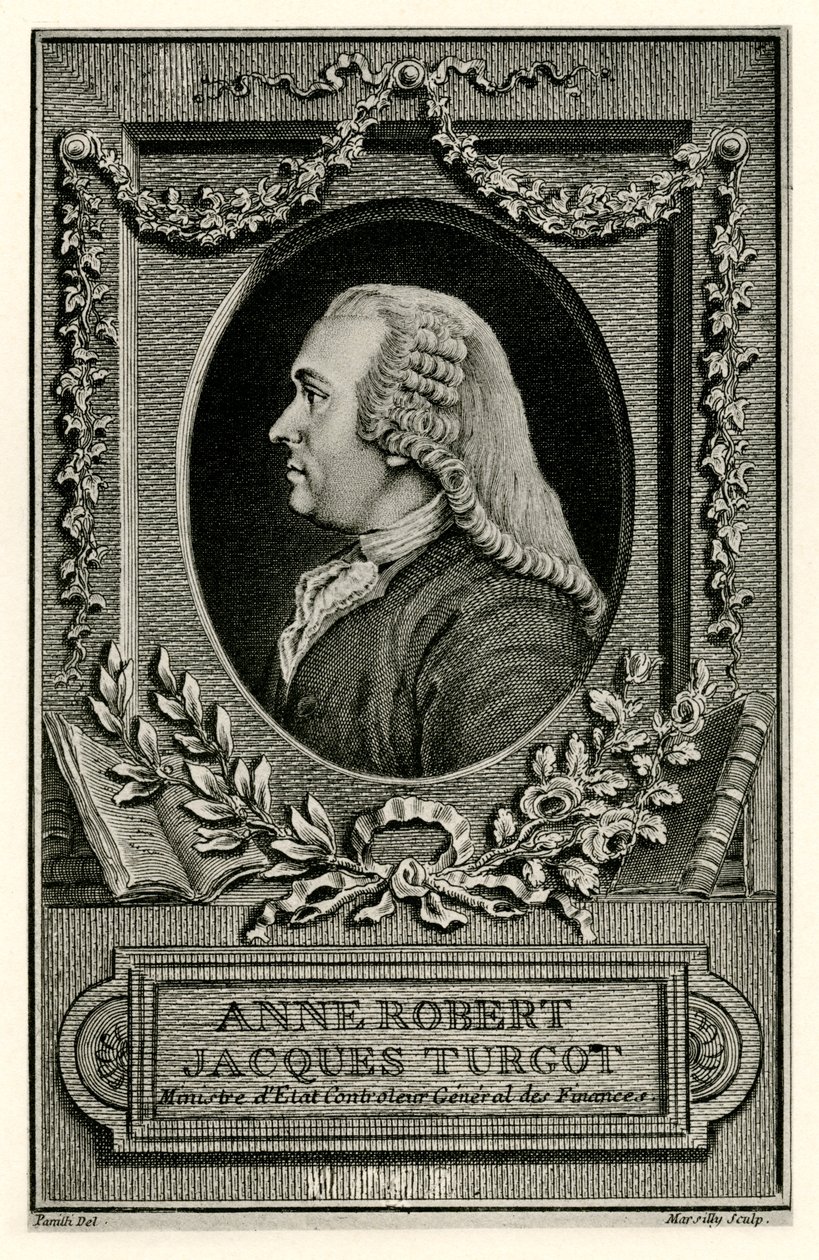 Anne Robert Jacques Turgot od German School