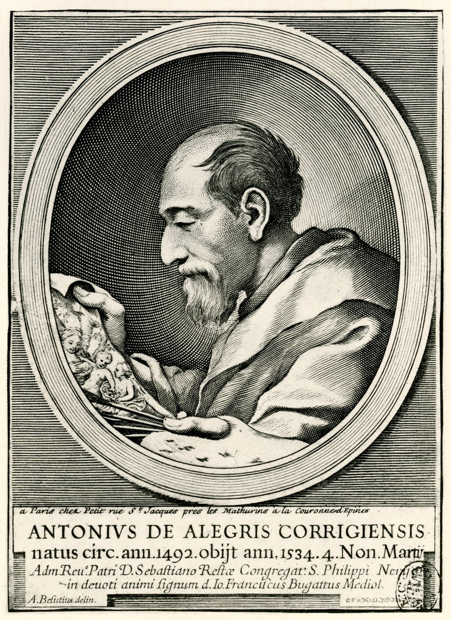 Antonio Allegri z Correggia od German School