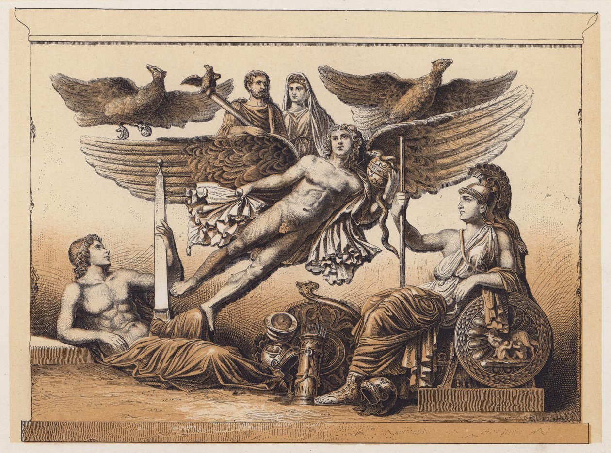 Apoteóza (barevná litografie) od German School