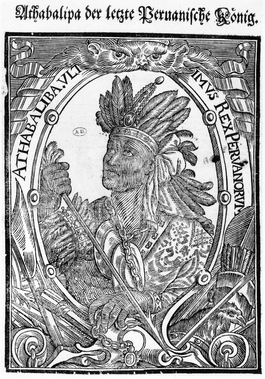 Atahualpa (asi 1502–33) od German School