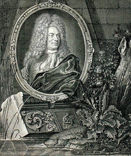 Barthold Heinrich Brockes (1680-1747) rytý Wolffgang (rytina) od German School