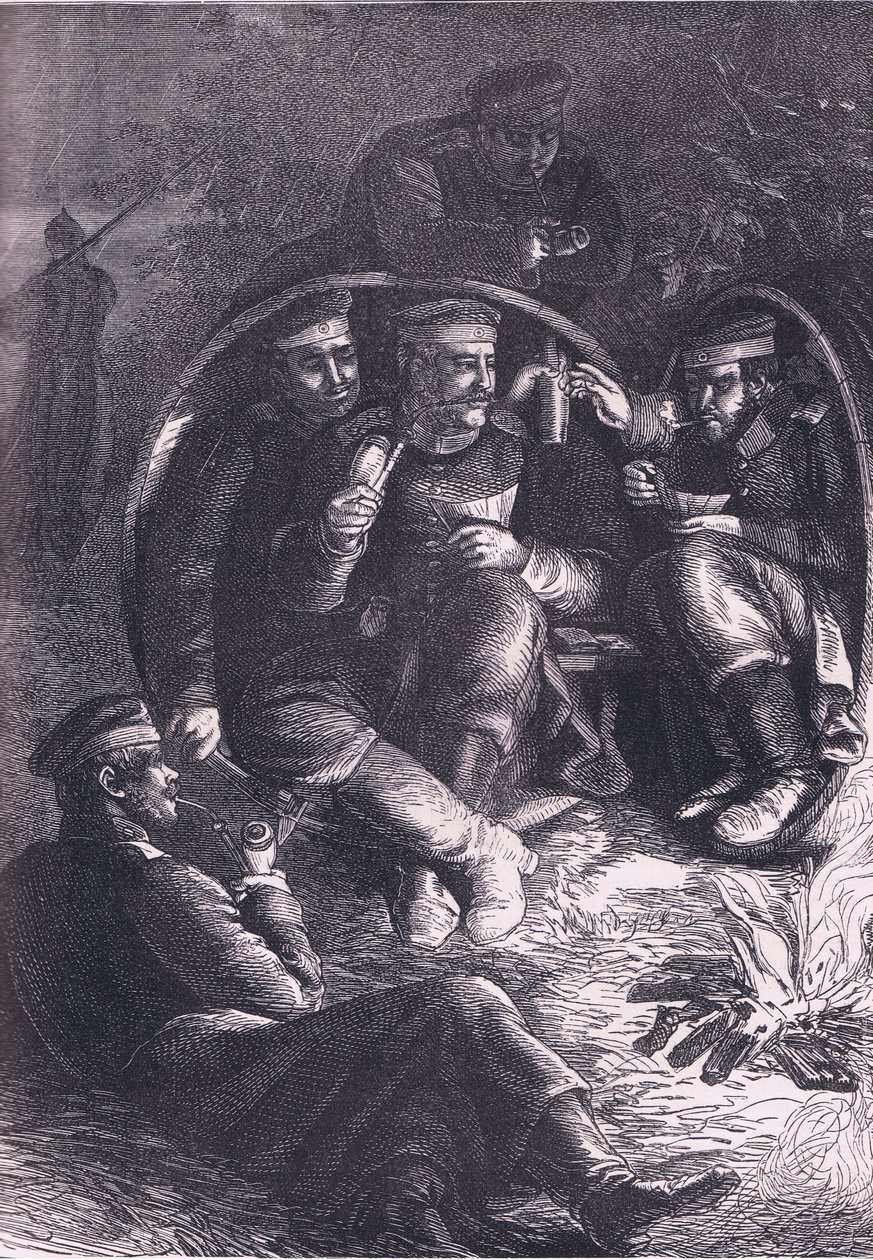 Před Metz, Cassells Historie války mezi Francií a Německem vydaná Cassell and Company Limited, kolem roku 1890 (litho) od German School