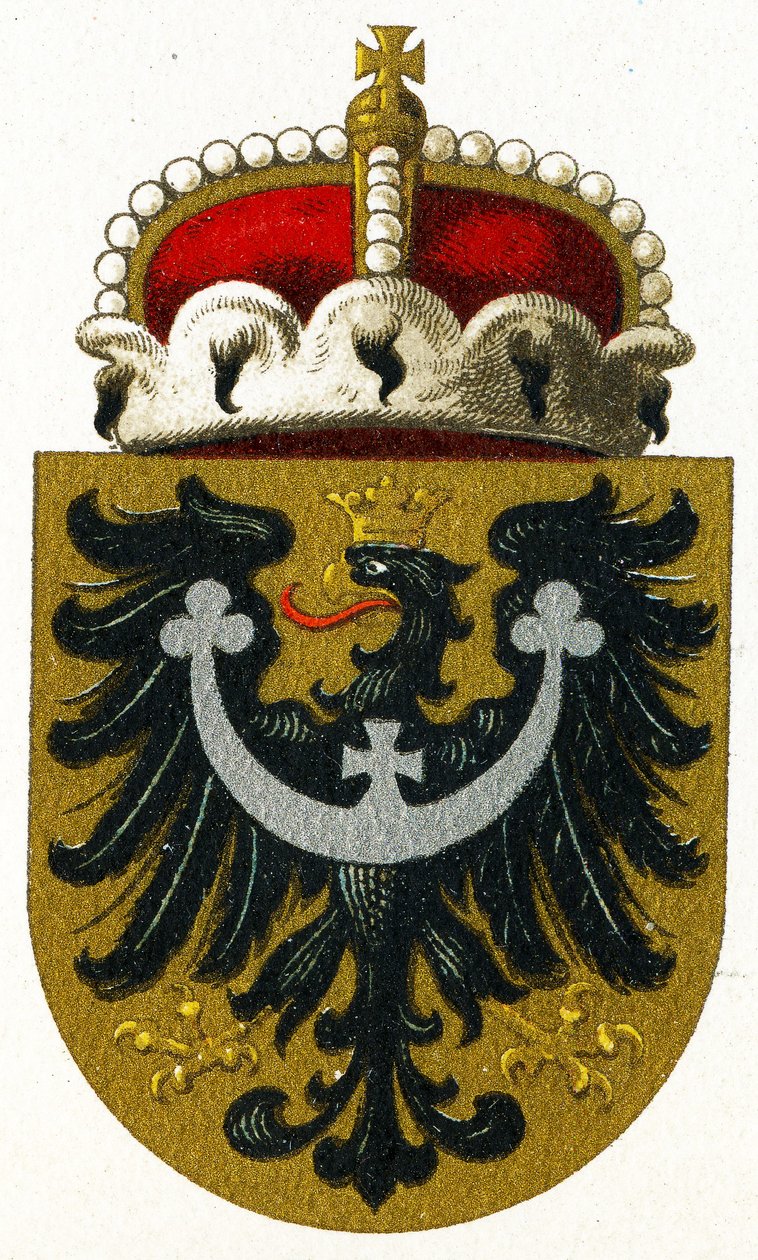 Znak Slezska, kolem roku 1898 od German School