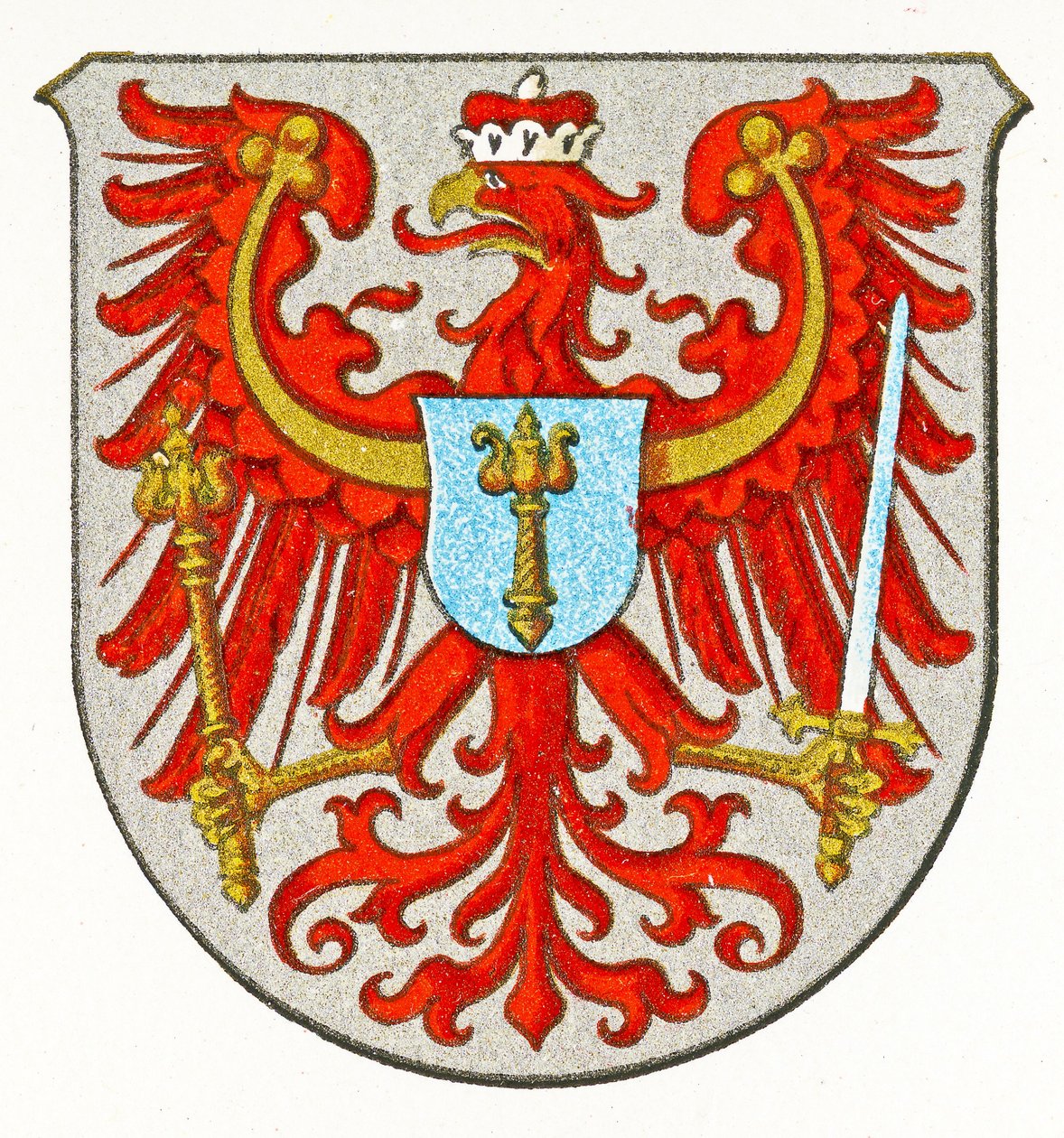 Znak Braniborska, kolem roku 1898 od German School